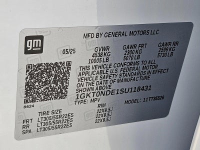 2025 GMC HUMMER EV SUV 2X