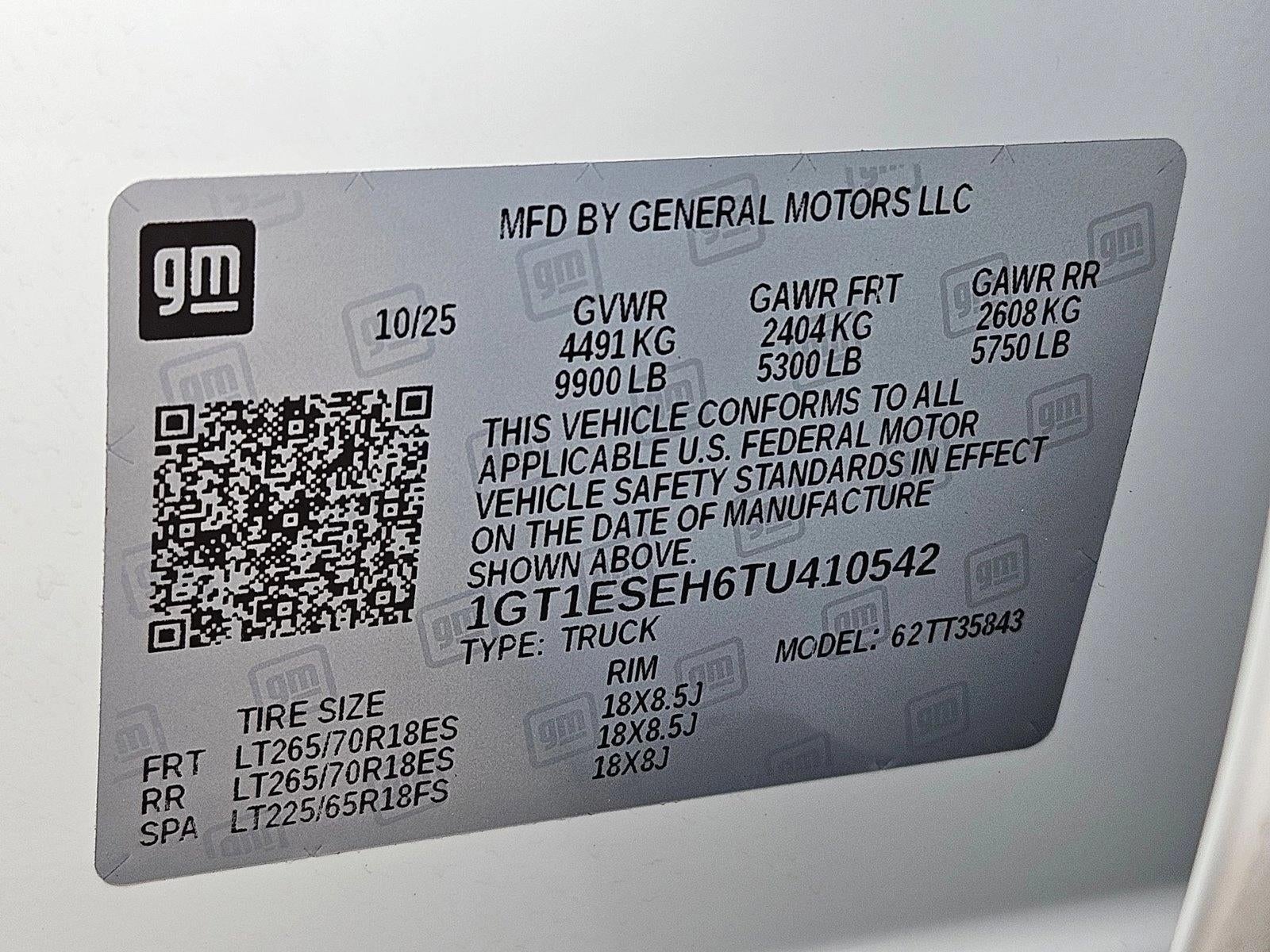 2026 GMC Sierra EV Elevation Standard Range