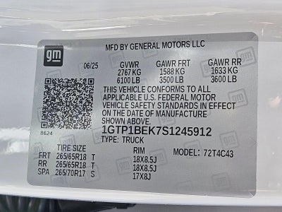 2025 GMC Canyon Elevation