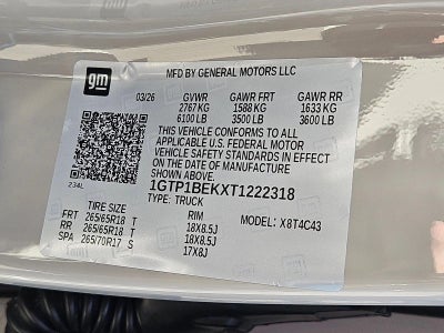 2026 GMC Canyon Elevation