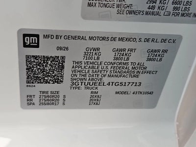 2026 GMC Sierra 1500 AT4