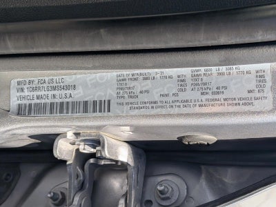 2021 RAM 1500 Classic SLT
