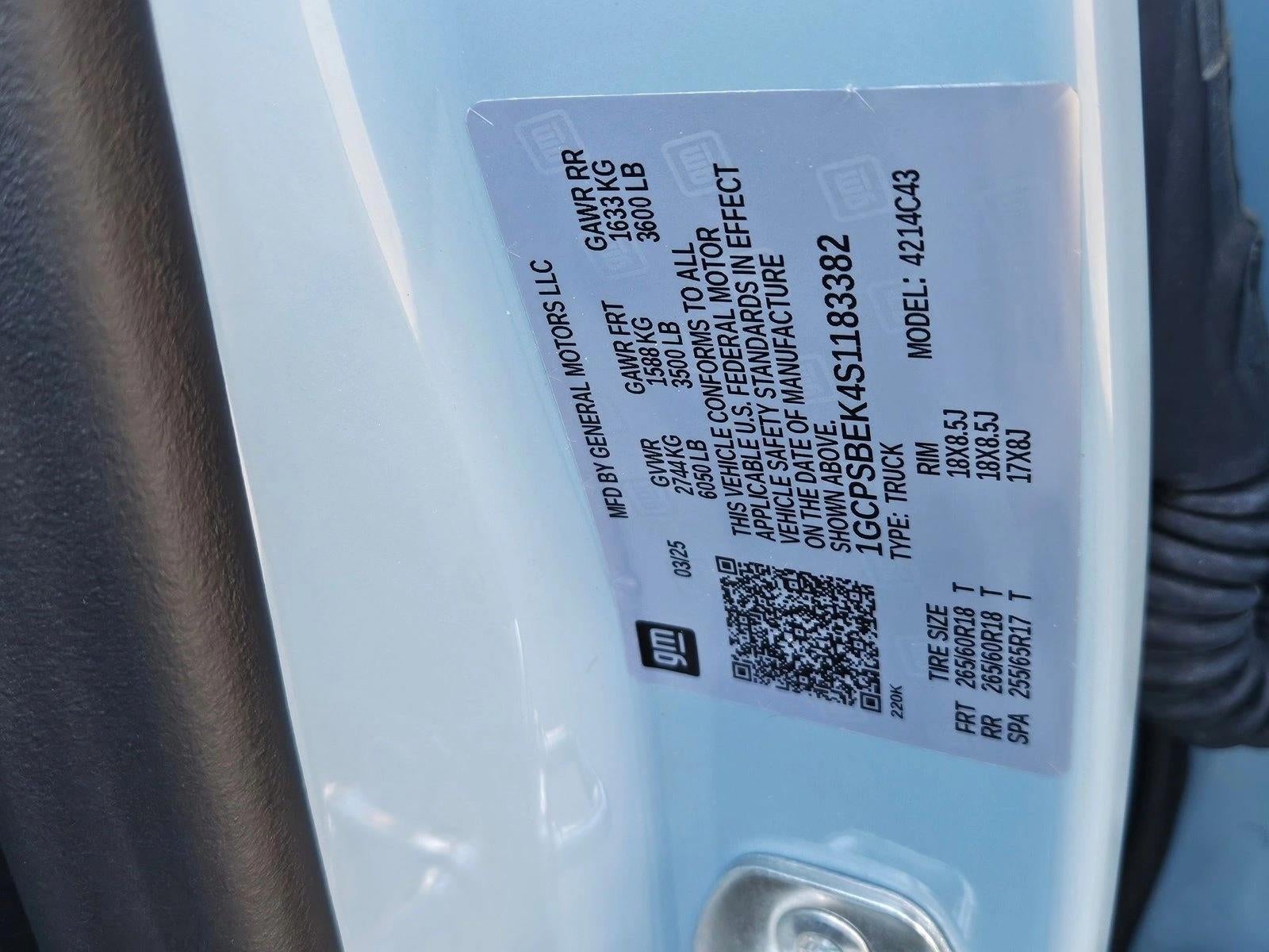 2025 Chevrolet Colorado WT/LT