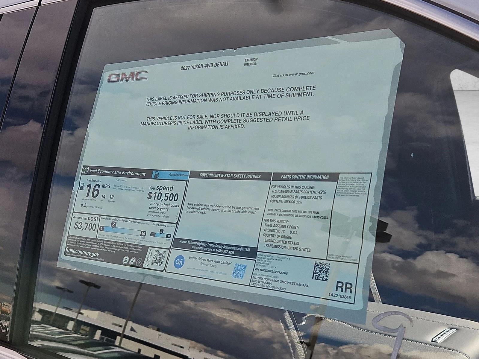 2027 GMC Yukon Denali