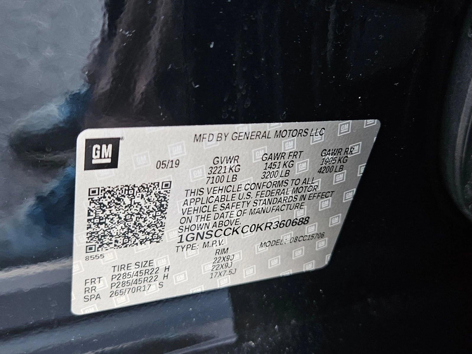 2019 Chevrolet Tahoe Premier