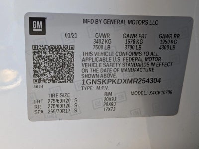 2021 Chevrolet Tahoe Z71