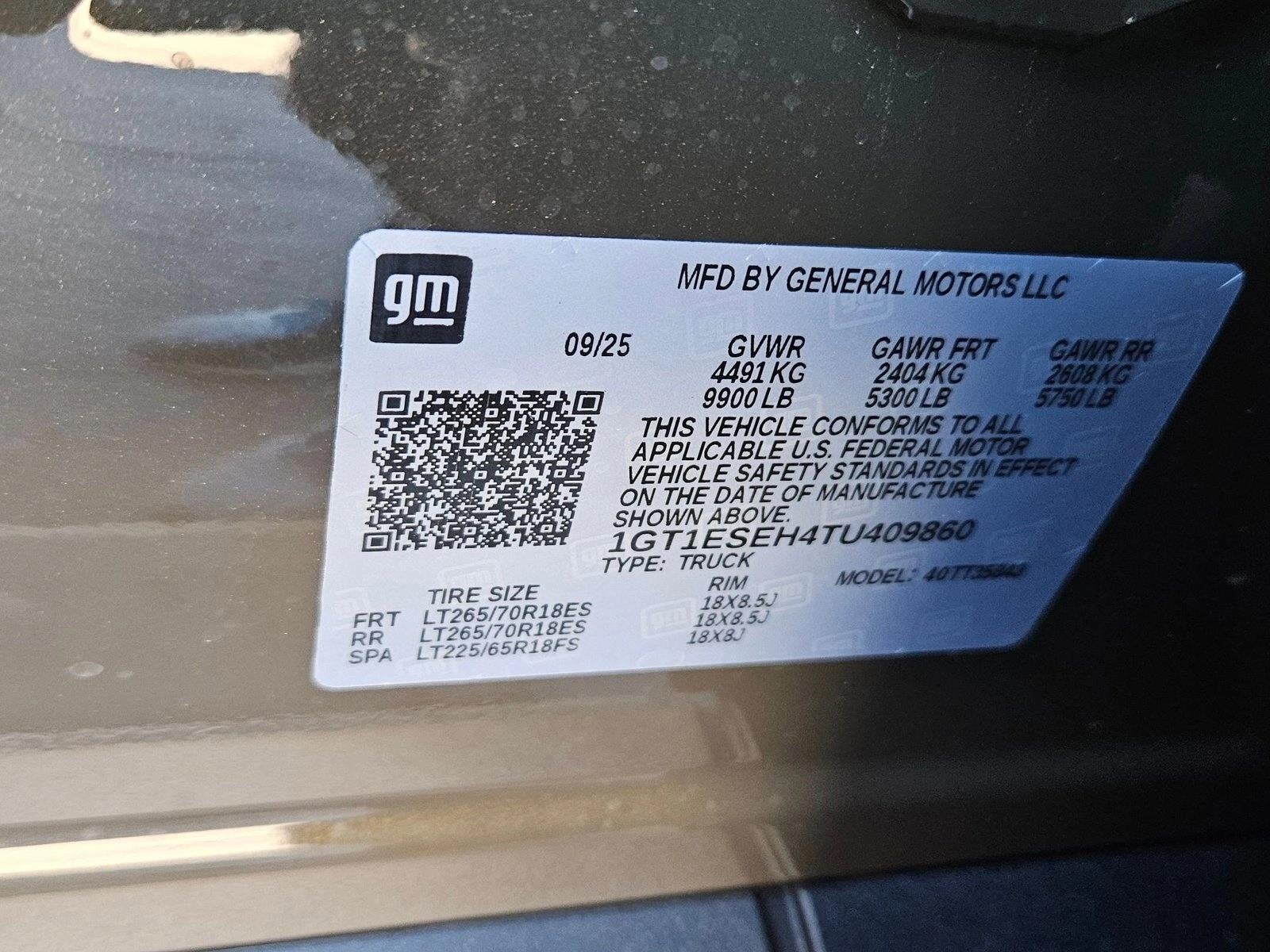 2026 GMC Sierra EV Elevation Standard Range