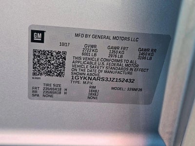 2018 Cadillac XT5 FWD