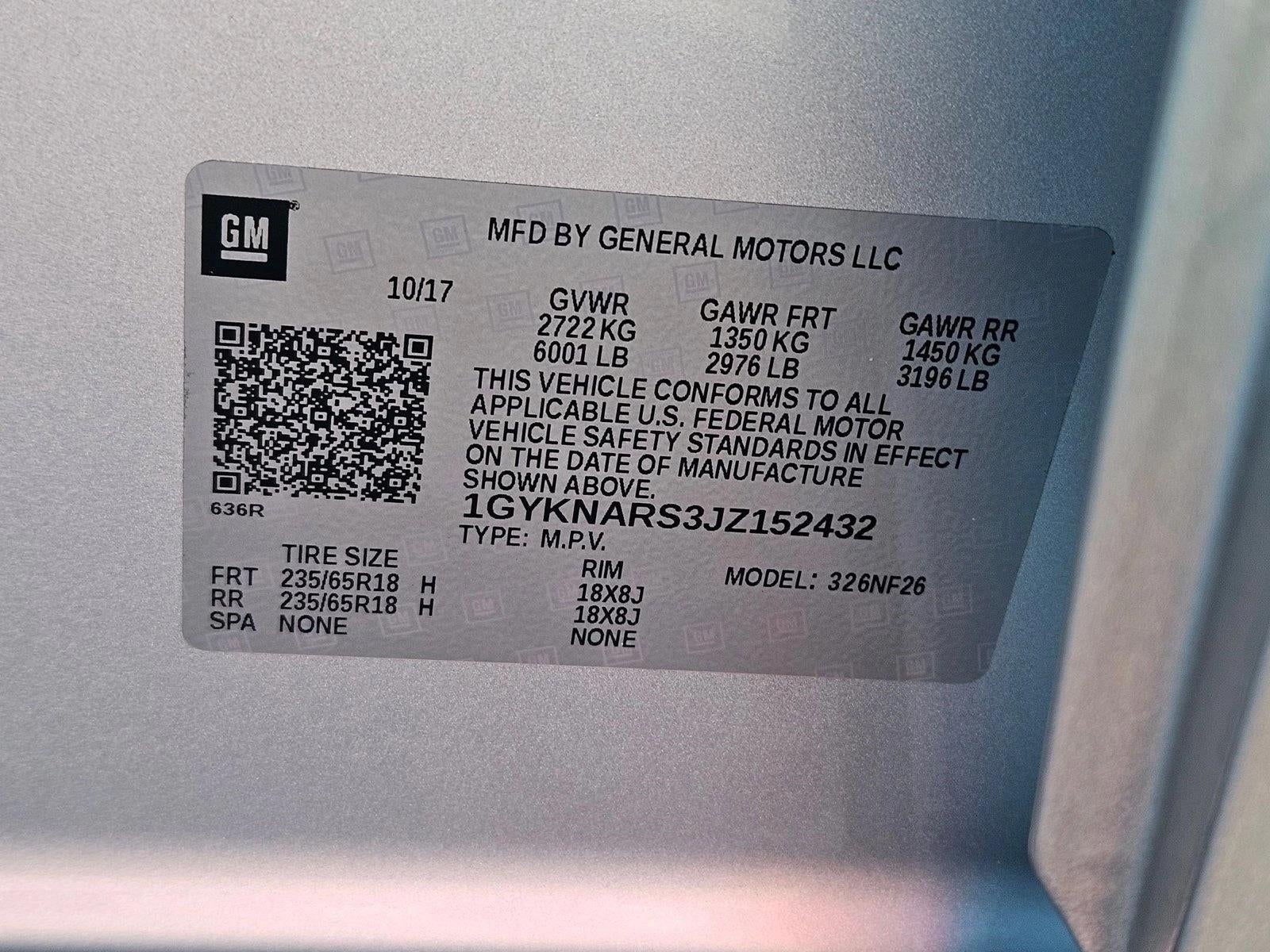 2018 Cadillac XT5 FWD