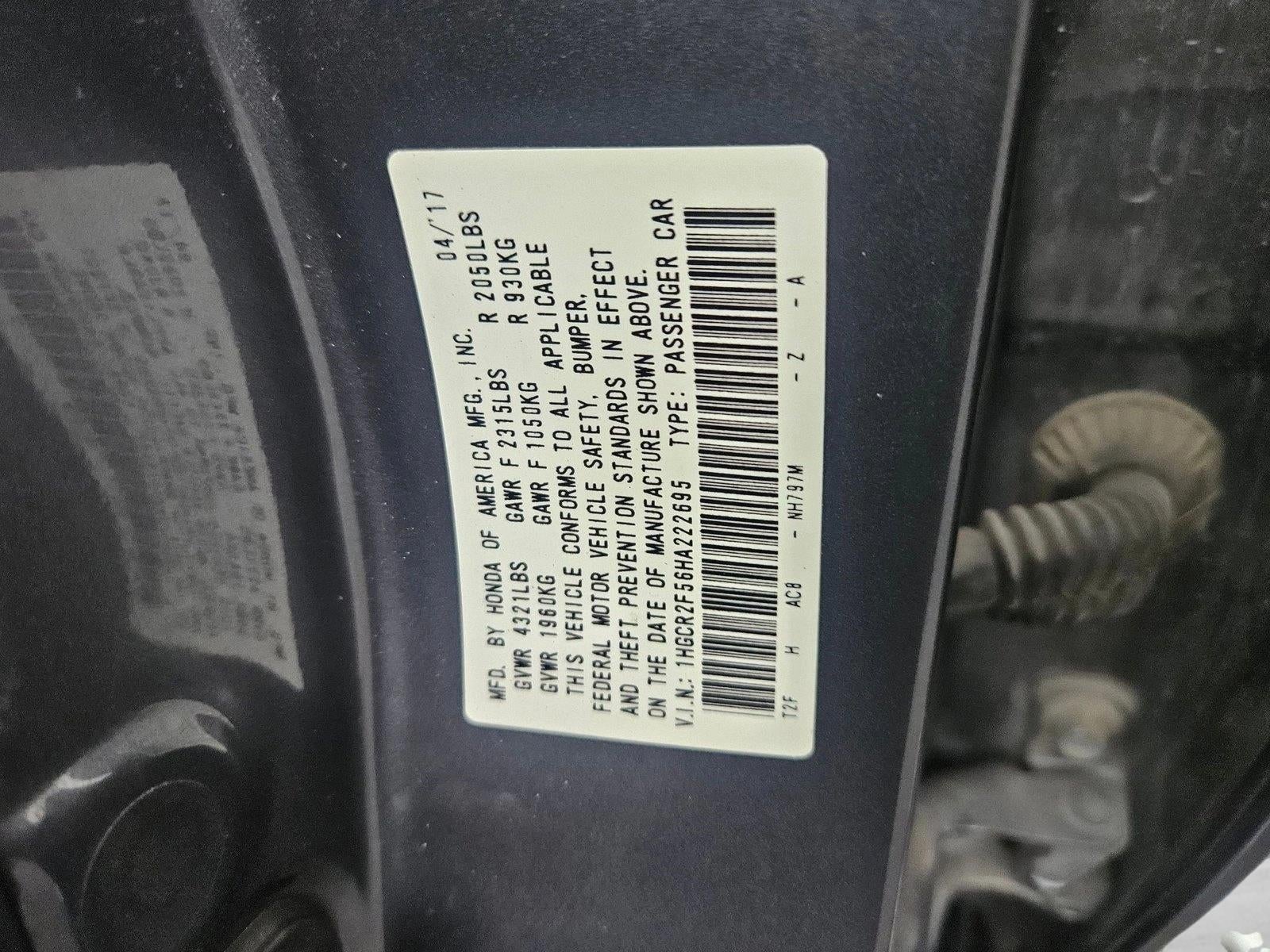 2017 Honda Accord Sedan Sport