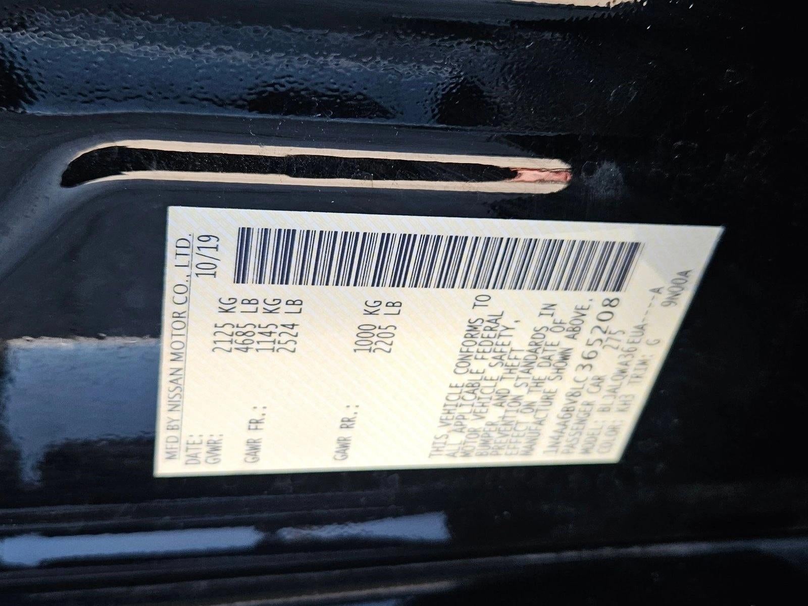 2020 Nissan Maxima S