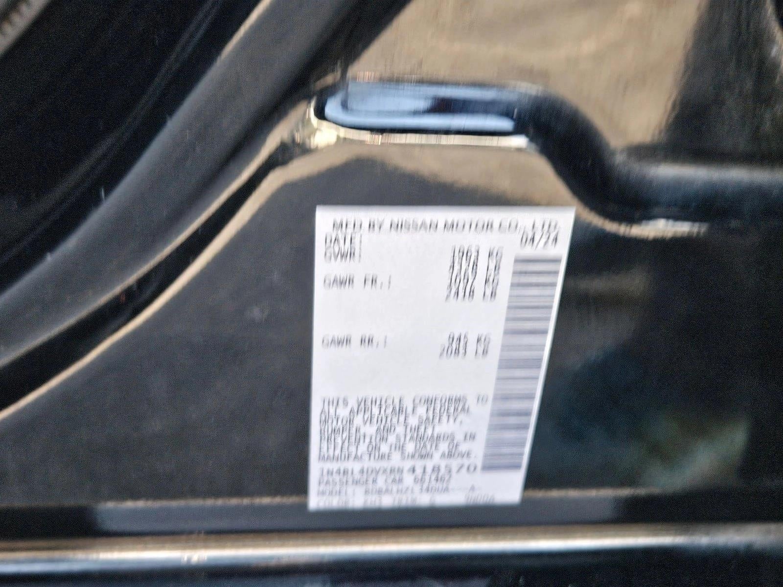 2024 Nissan Altima 2.5 SV