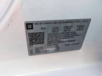 2018 Chevrolet Silverado 1500 LT