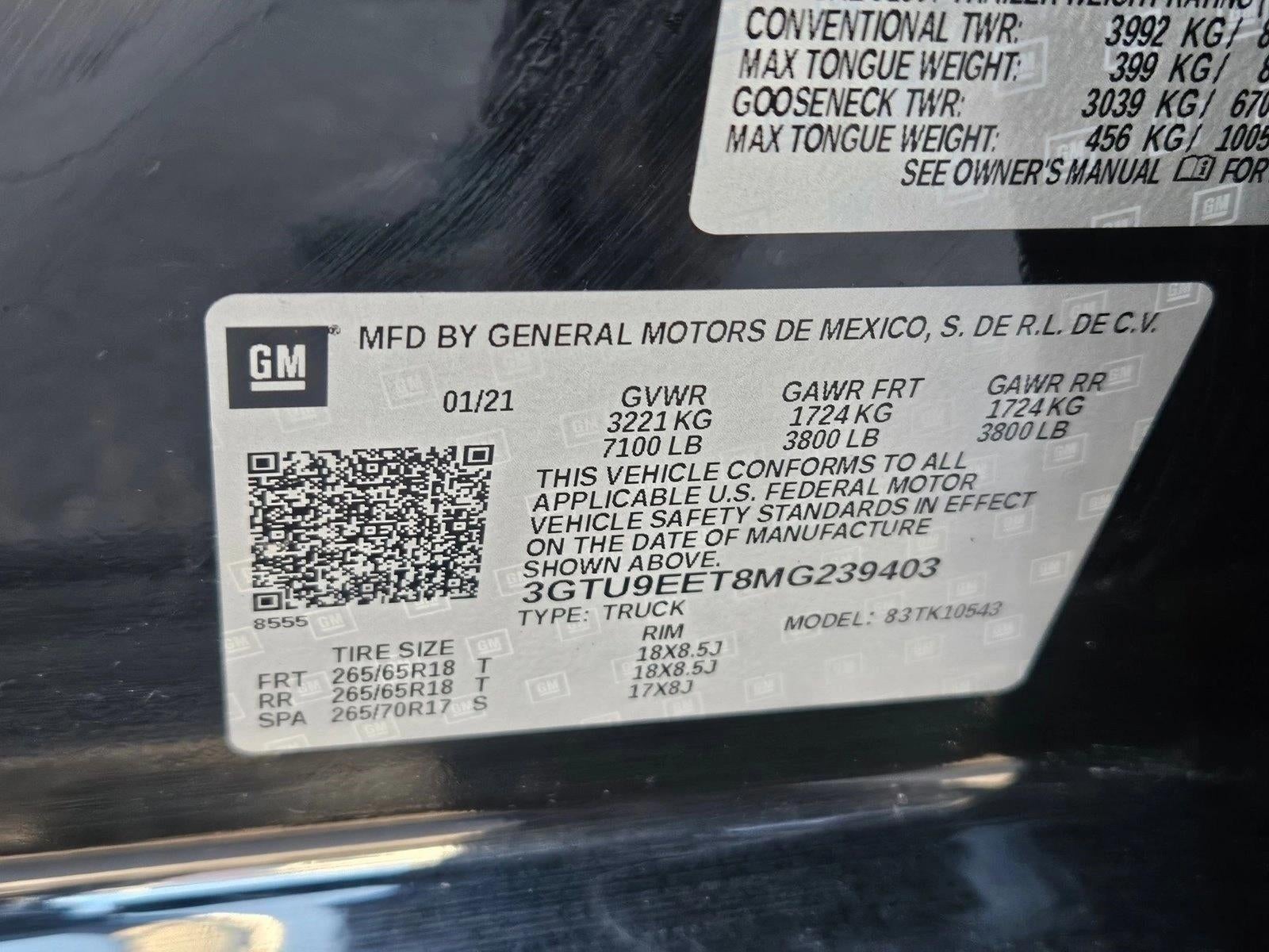 2021 GMC Sierra 1500 AT4