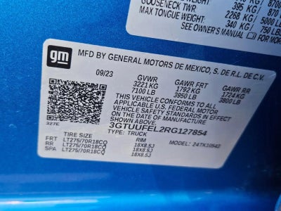 2024 GMC Sierra 1500 AT4X