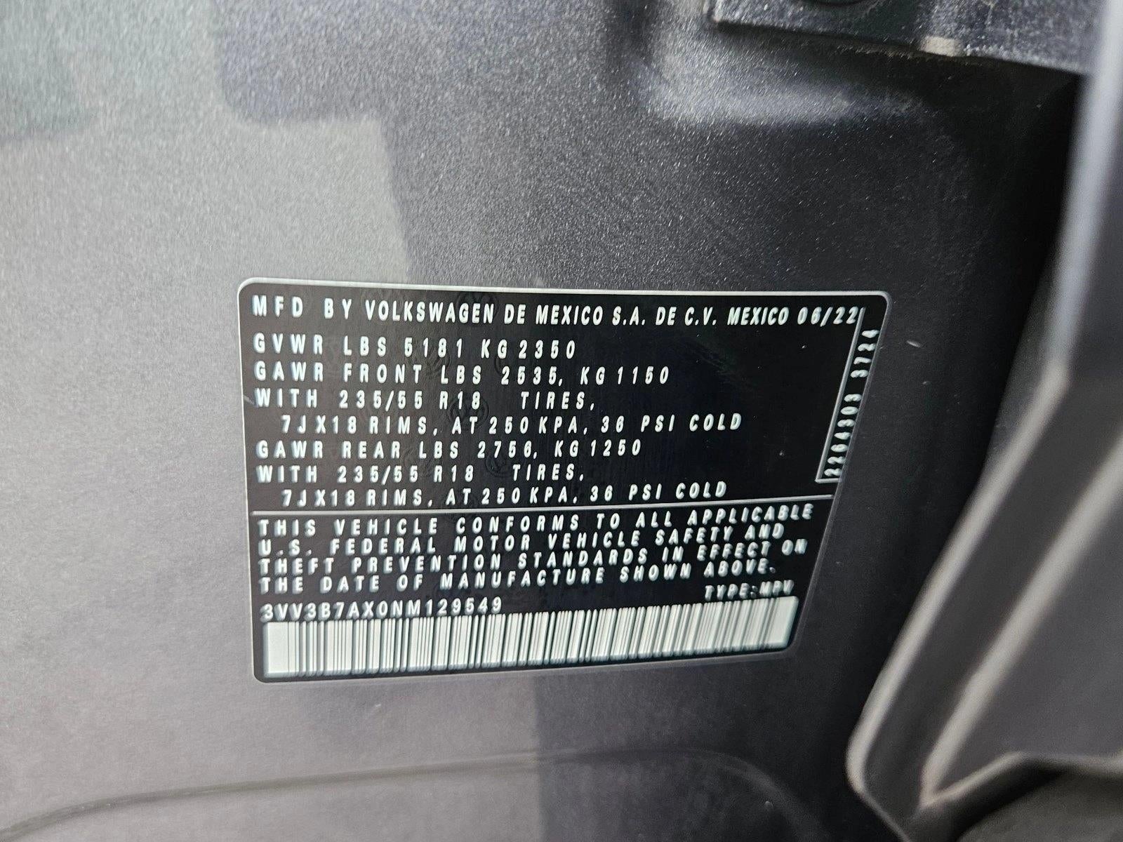 2022 Volkswagen Tiguan SE