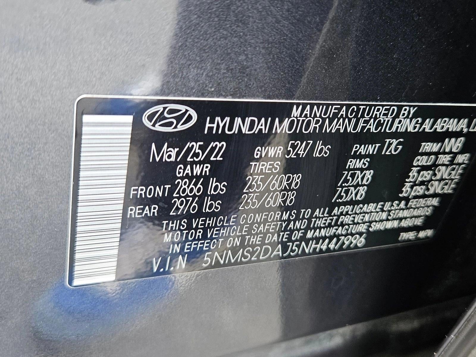 2022 Hyundai Santa Fe SEL