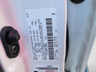 2026 Toyota Tundra SR5 CrewMax 5.5' Bed