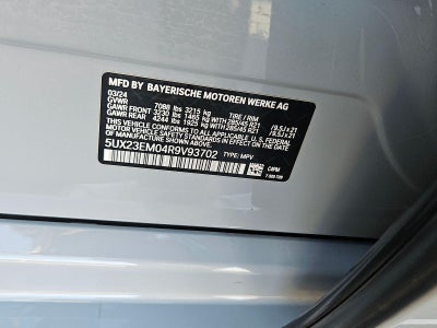 2024 BMW X7 xDrive40i