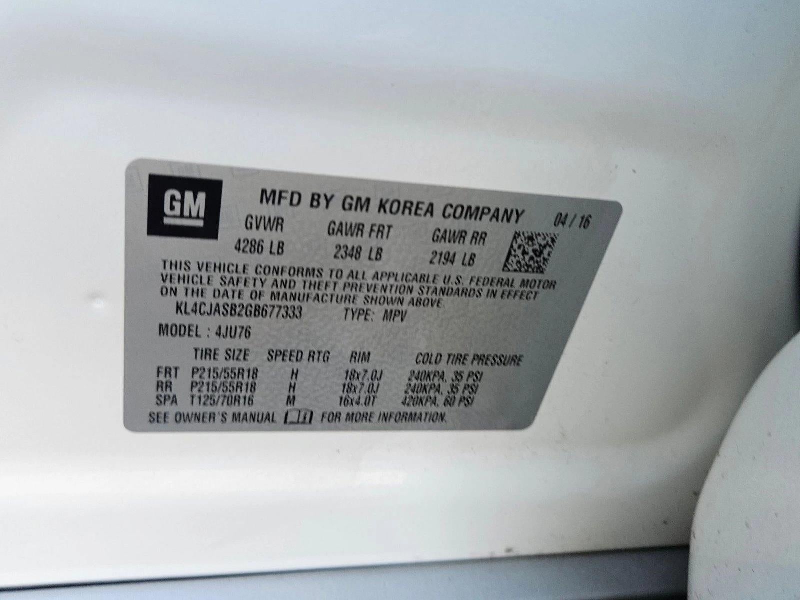 2016 Buick Encore Base