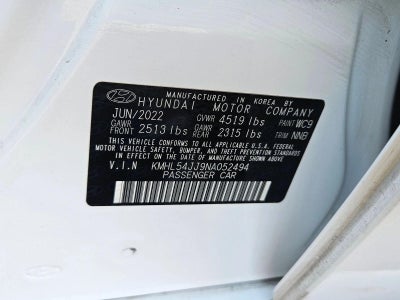 2022 Hyundai Sonata Hybrid Limited