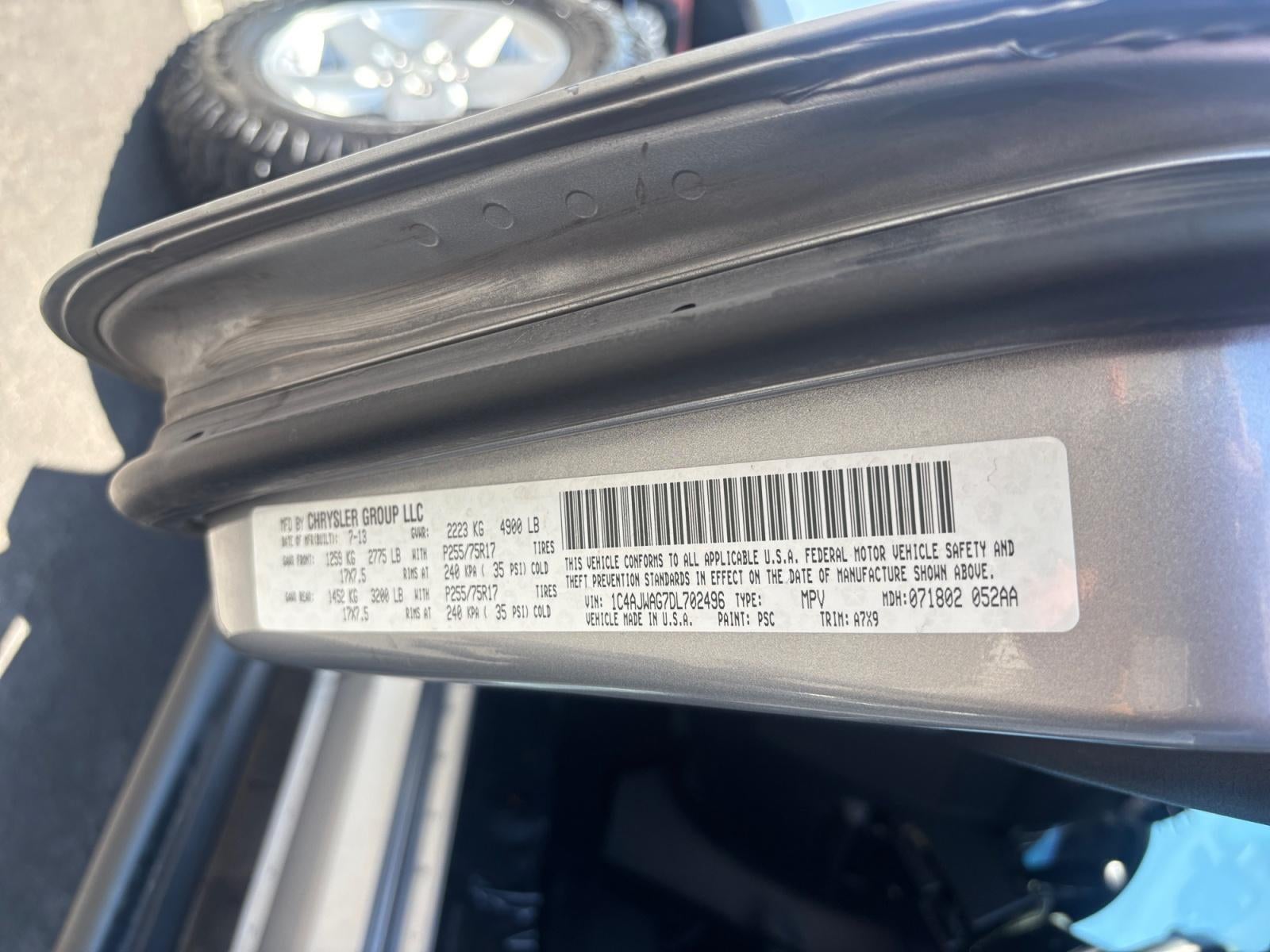 2013 Jeep Wrangler 4WD 2dr Sport