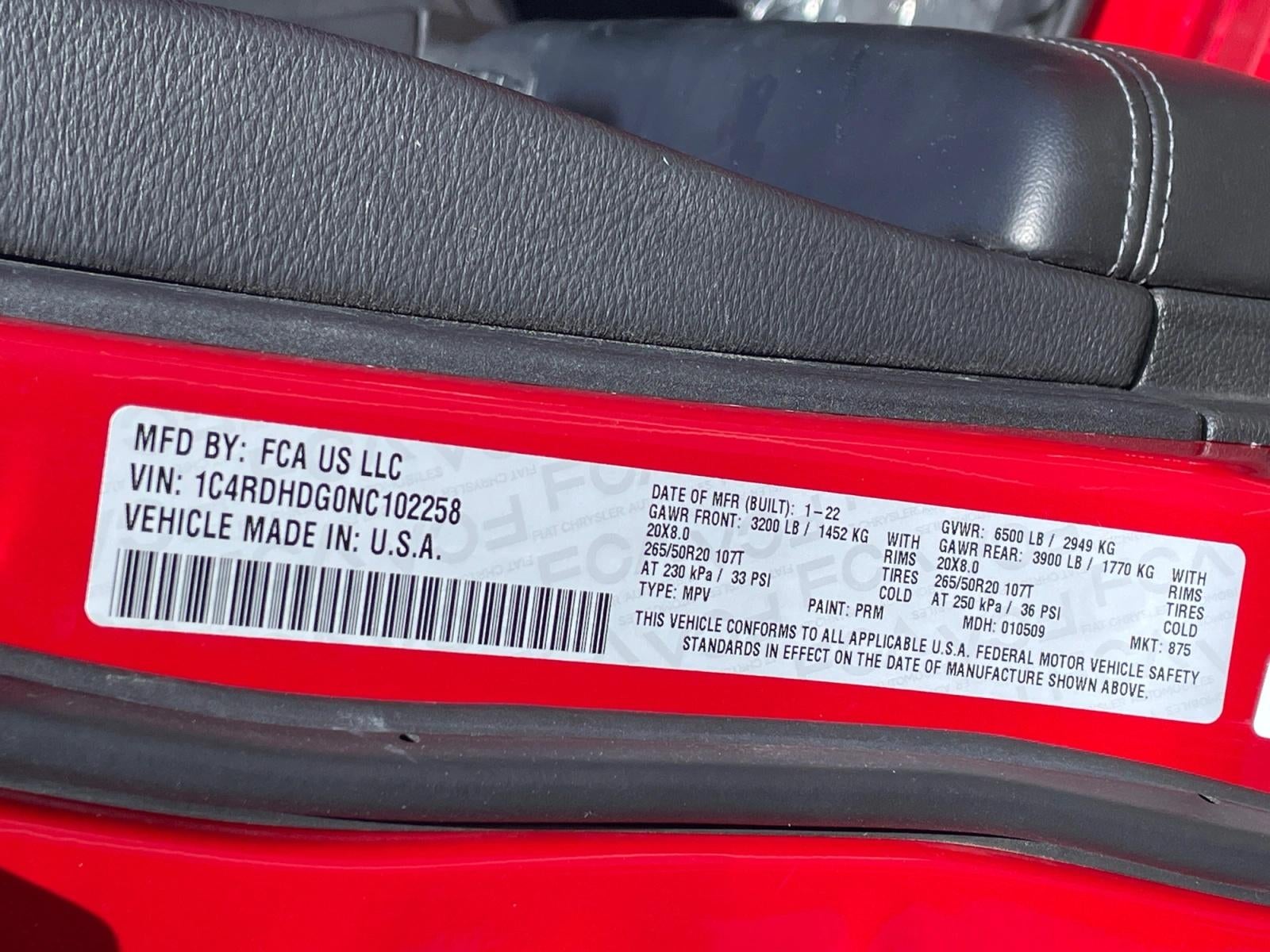 2022 Dodge Durango GT Plus RWD