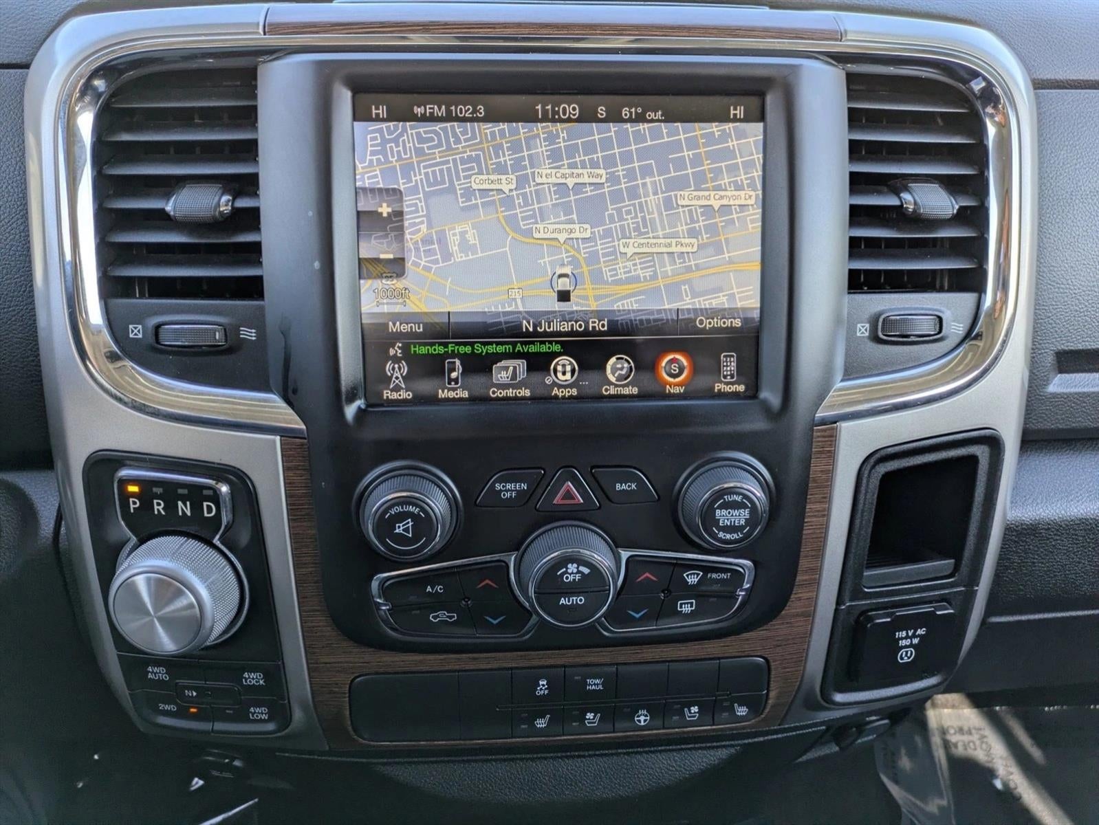 2017 RAM 1500 Laramie 4x4 Quad Cab 6'4" Box