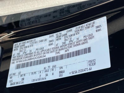 2017 Ford Escape Titanium FWD