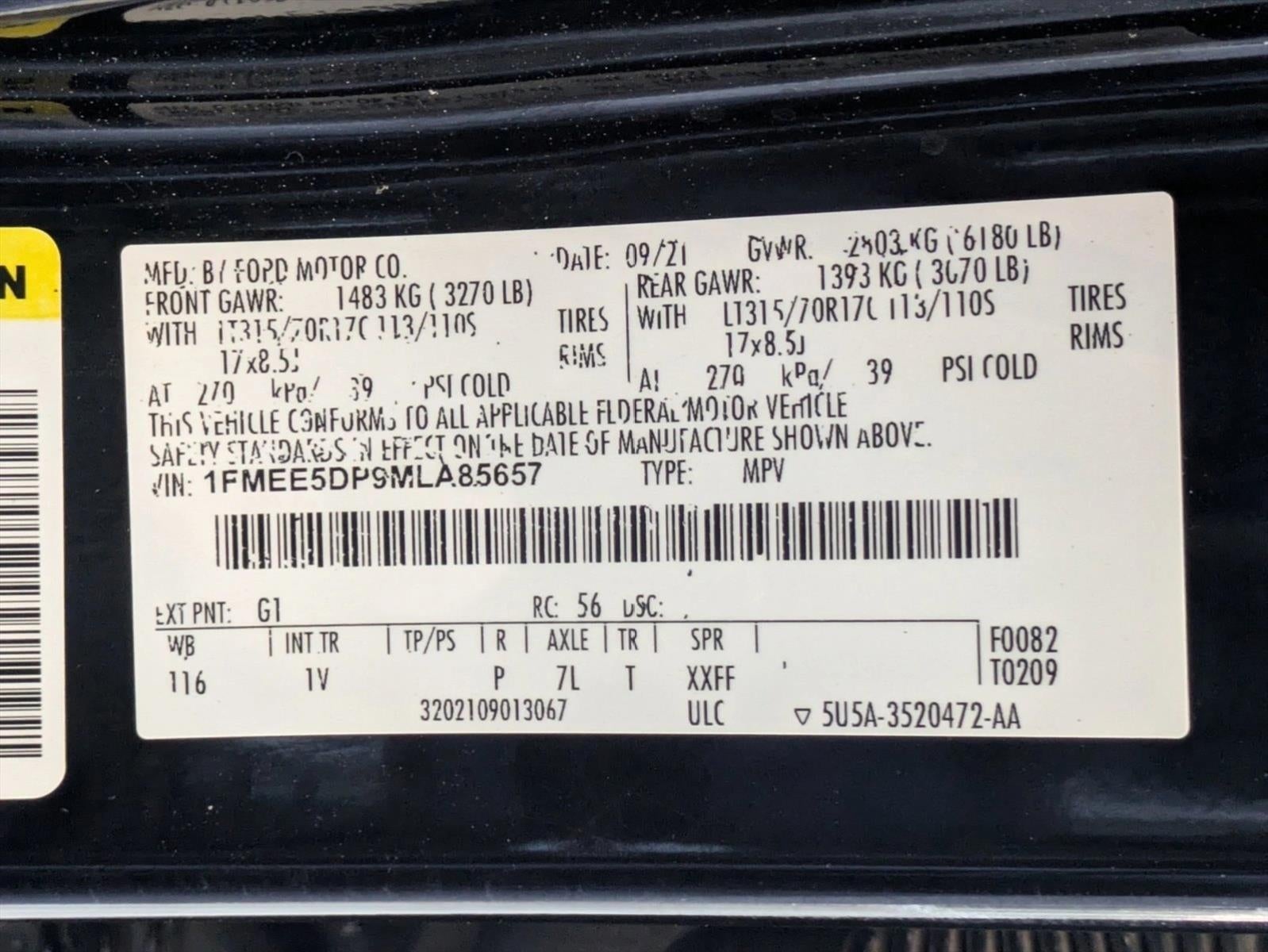 2021 Ford Bronco Badlands 4 Door Advanced 4x4