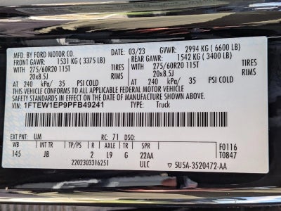 2023 Ford F-150 XL 4WD SuperCrew 5.5' Box