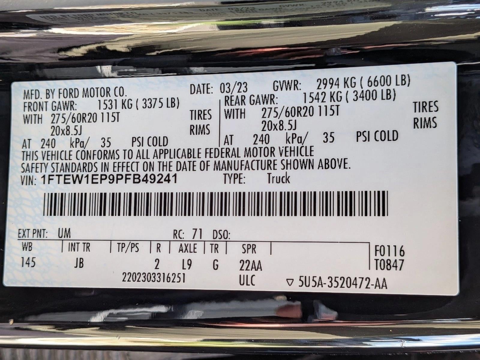 2023 Ford F-150 XL 4WD SuperCrew 5.5' Box