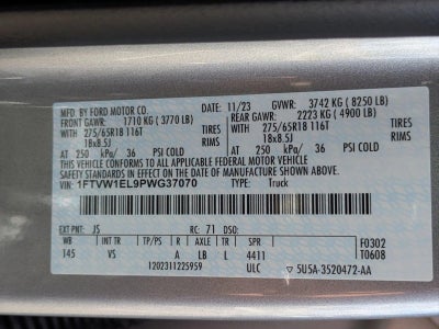 2023 Ford F-150 Lightning Pro 4WD SuperCrew 5.5' Box