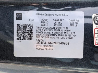 2021 Chevrolet Camaro 2dr Coupe ZL1