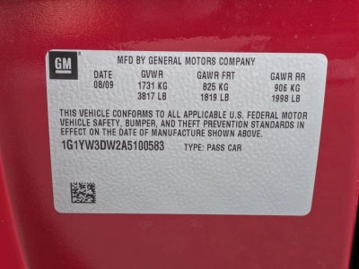 2010 Chevrolet Corvette Convertible Grand Sport 3LT