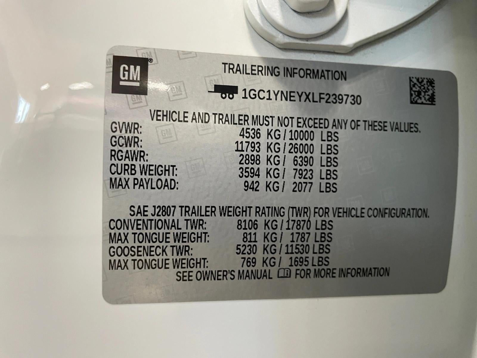 2020 Chevrolet Silverado 2500 HD Crew Cab Standard Box 4-Wheel Drive LT