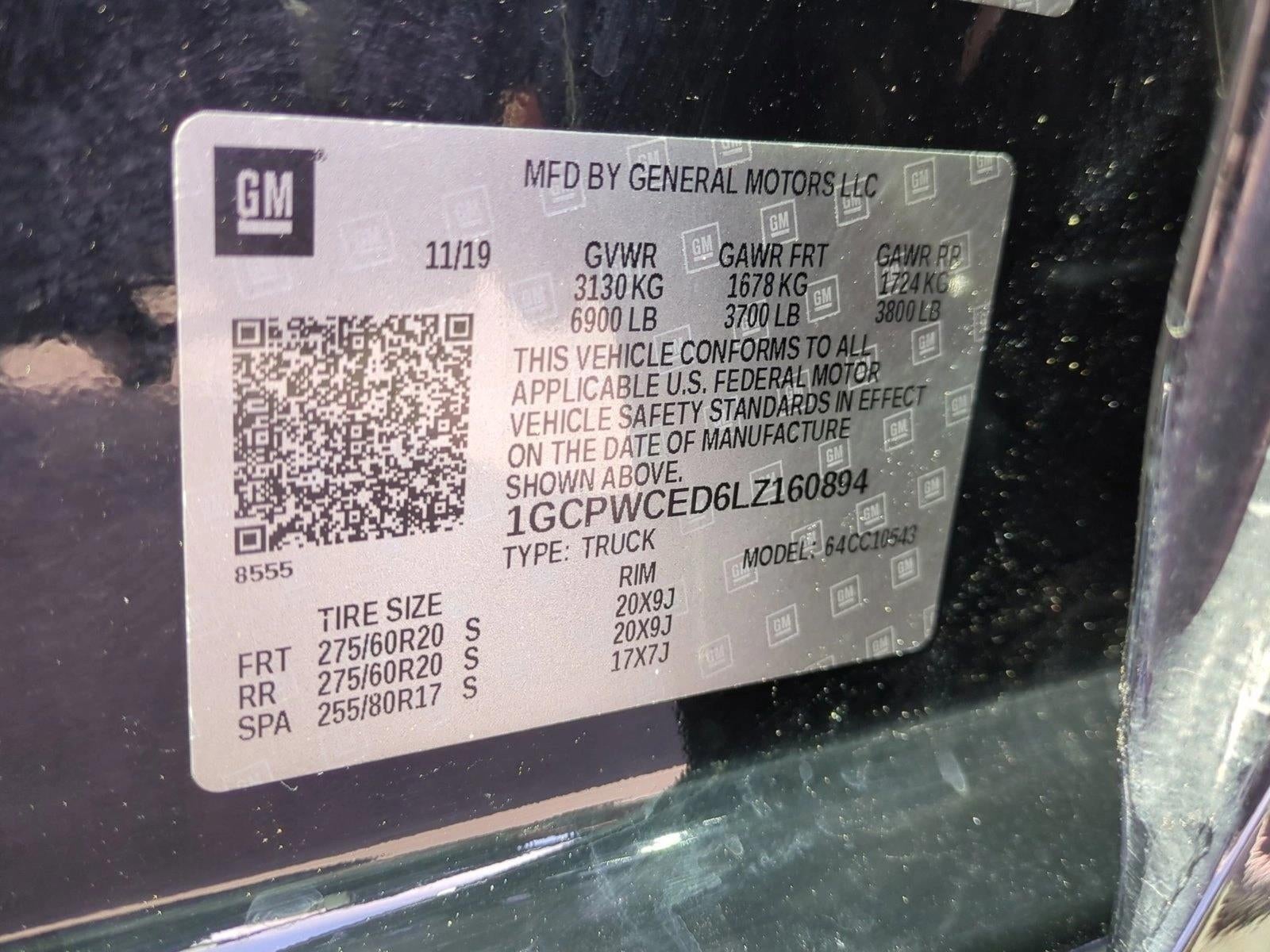 2020 Chevrolet Silverado 1500 Crew Cab Short Box 2-Wheel Drive LT