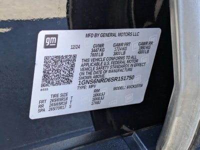 2025 Chevrolet Tahoe 4WD LT