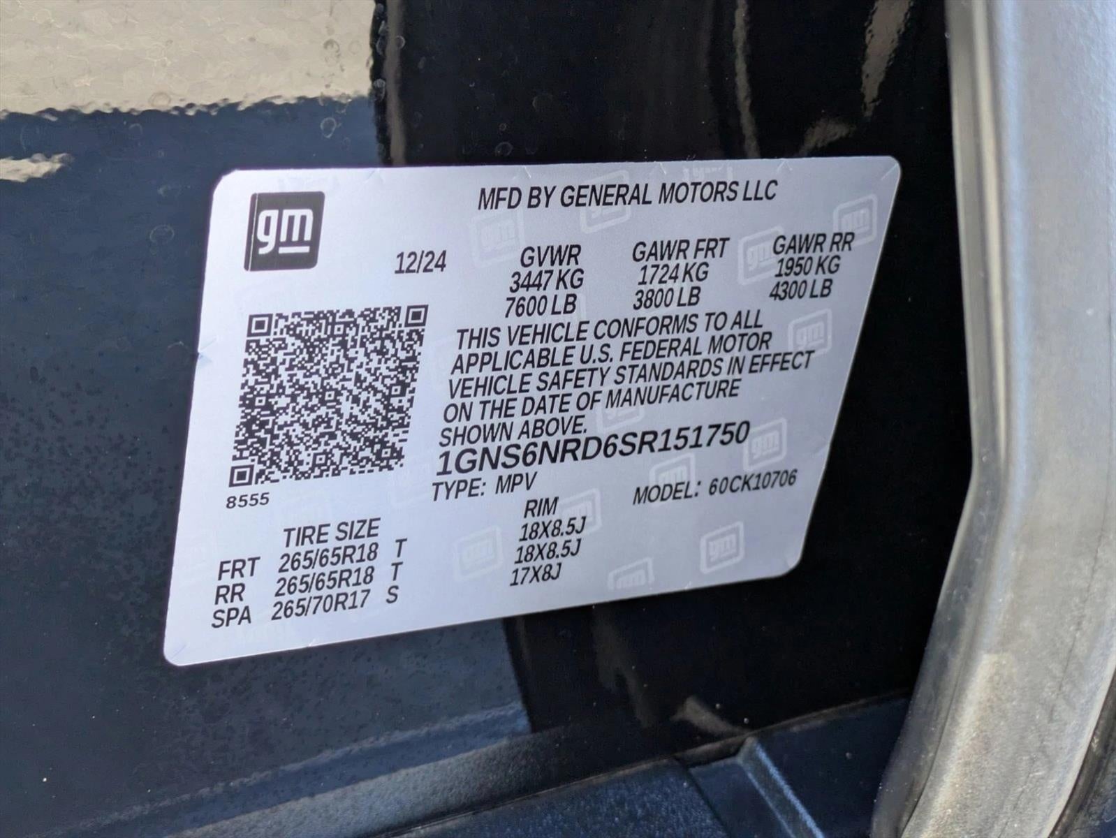 2025 Chevrolet Tahoe 4WD LT