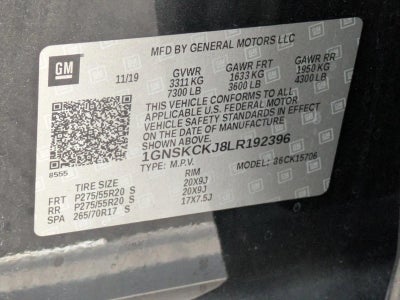 2020 Chevrolet Tahoe 4WD Premier