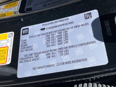 2023 Chevrolet Tahoe 4WD LT