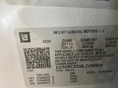 2020 GMC Sierra 1500 Crew Cab Short Box 4-Wheel Drive Elevation