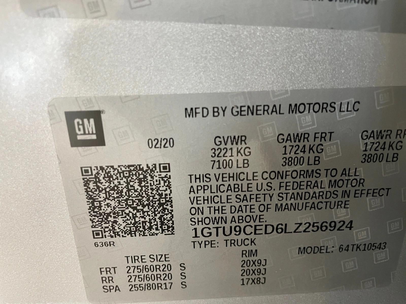 2020 GMC Sierra 1500 Crew Cab Short Box 4-Wheel Drive Elevation