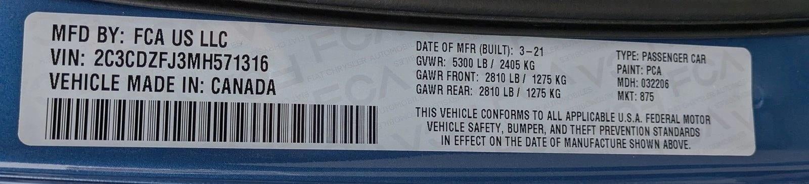 2021 Dodge Challenger R/T Scat Pack Widebody RWD