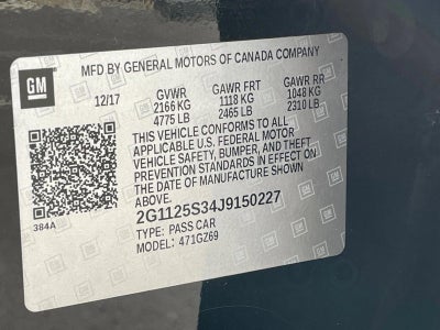 2018 Chevrolet Impala Premier