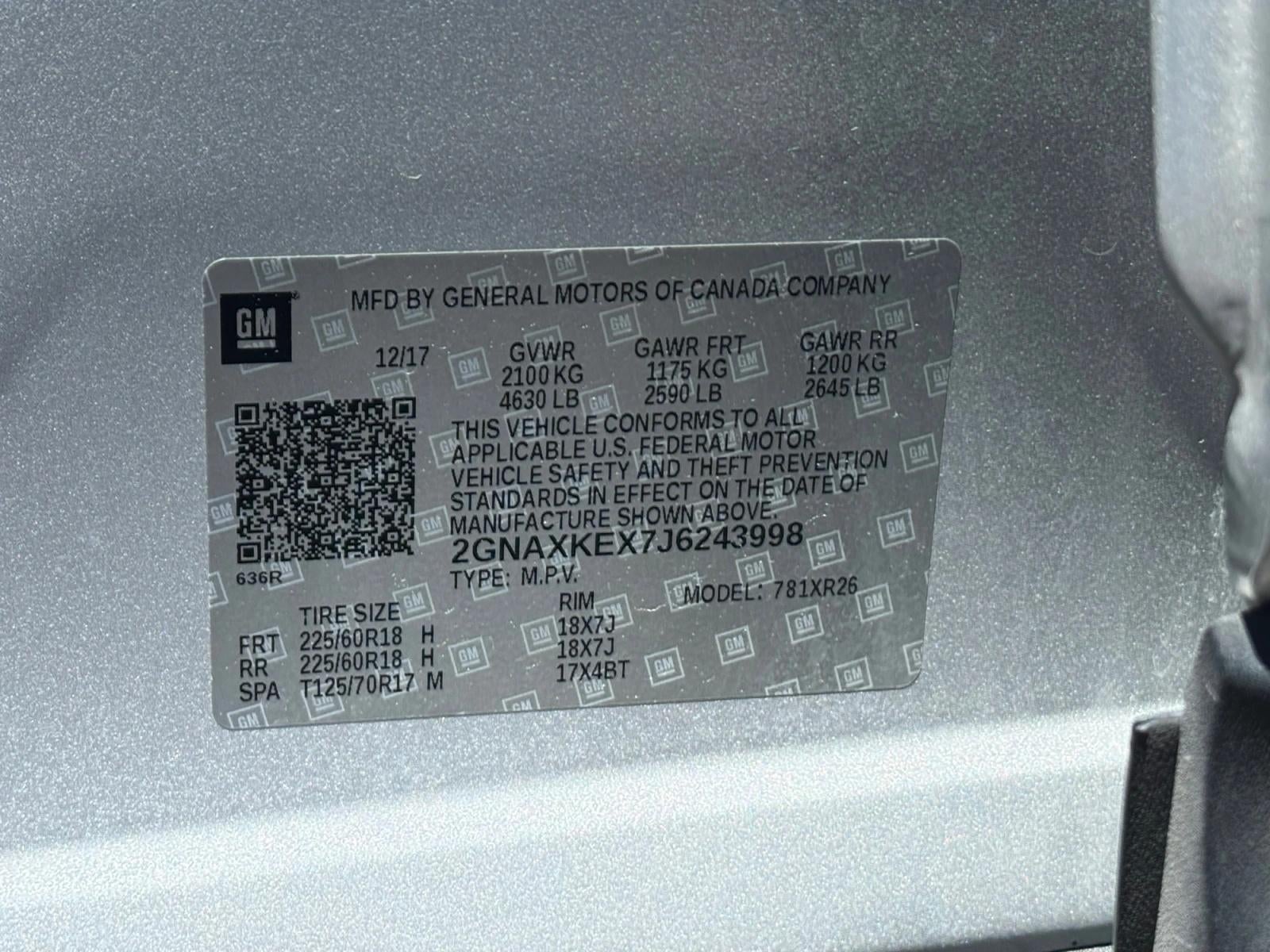 2018 Chevrolet Equinox FWD LT