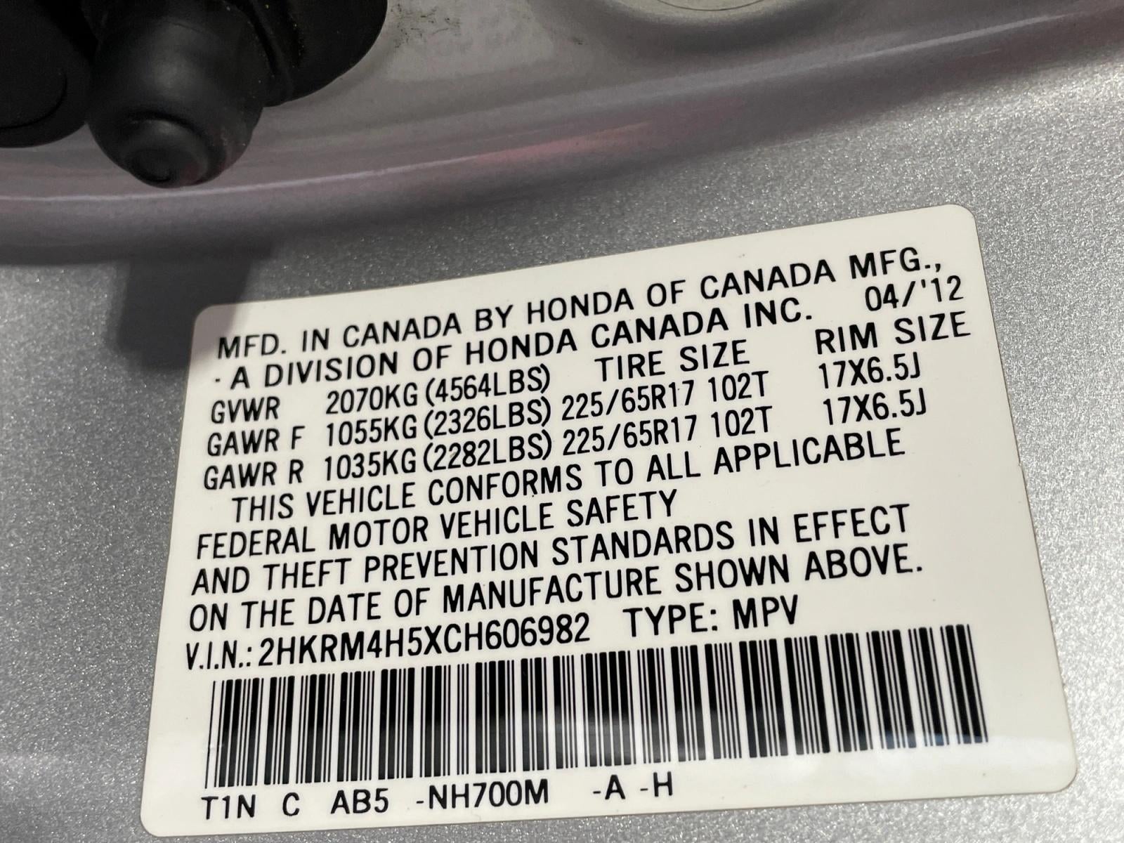 2012 Honda CR-V EX AWD
