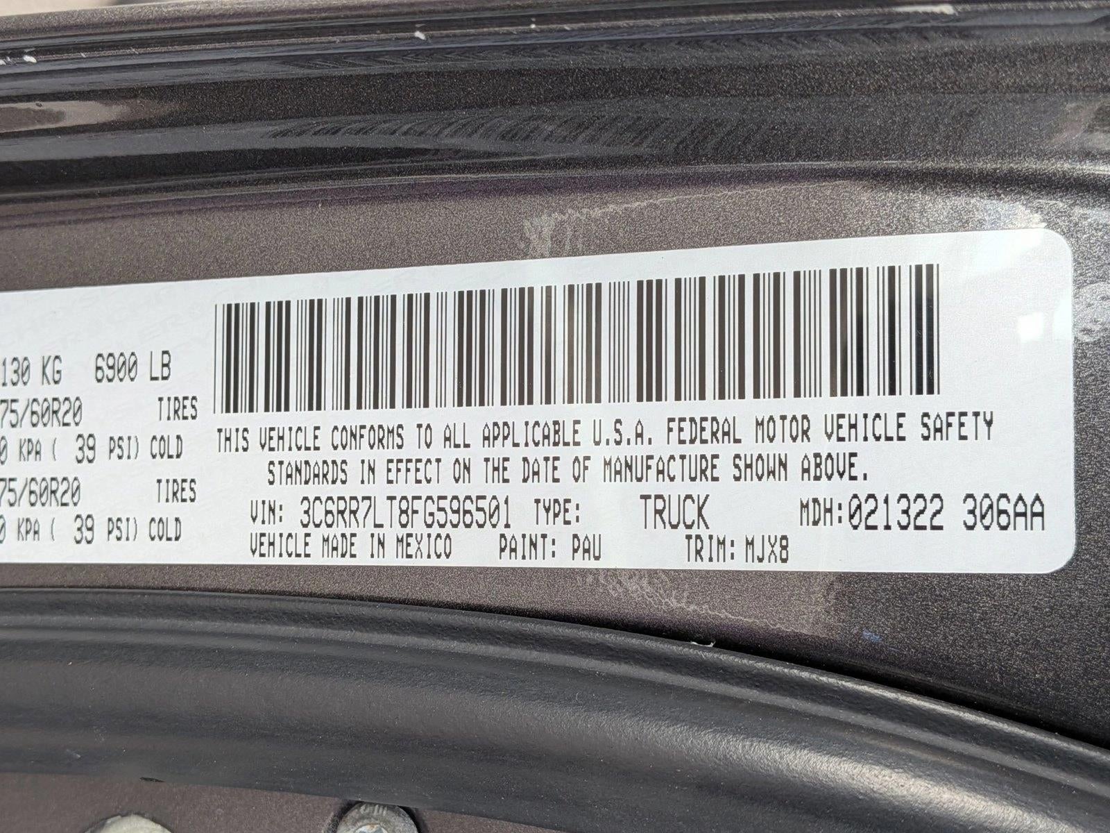 2015 RAM 1500 4WD Crew Cab 5.7 Ft Box Big Horn