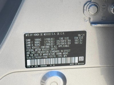2022 Honda HR-V Sport AWD CVT