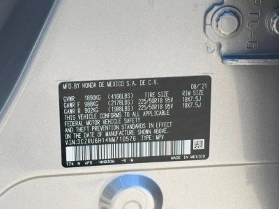 2022 Honda HR-V Sport AWD CVT